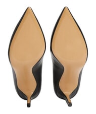 TOMMY HILFIGER TH  Escarpins en cuir &agrave; talons hauts de 9 cm noir - Chaussures Femme - 4