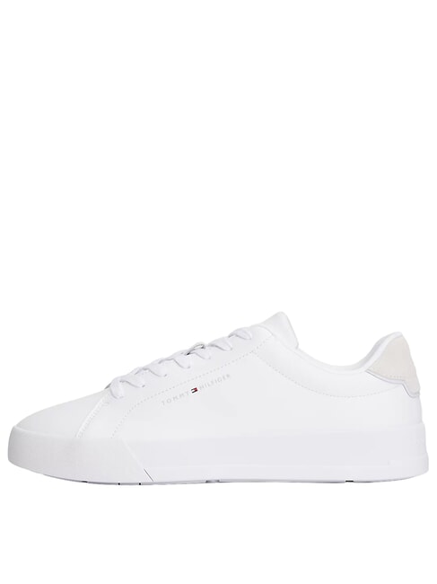 TH Baskets en cuir blanc - Chaussures Homme