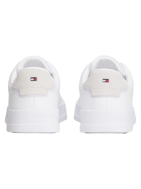 TH Baskets en cuir blanc - Chaussures Homme
