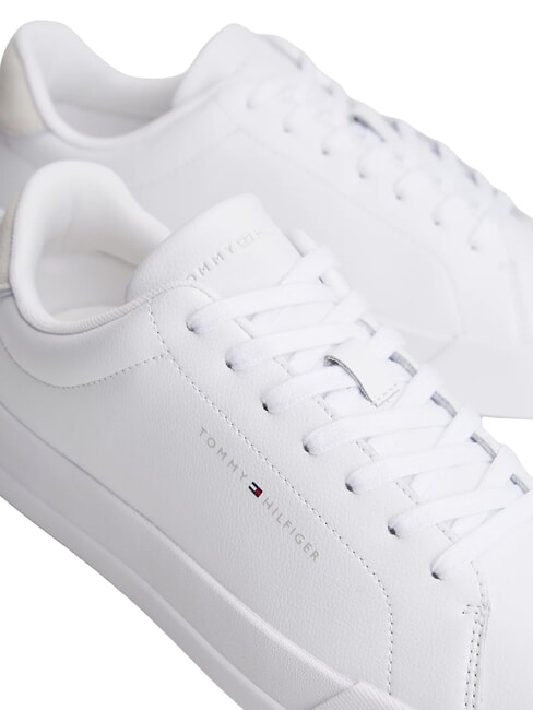 TH Baskets en cuir blanc - Chaussures Homme