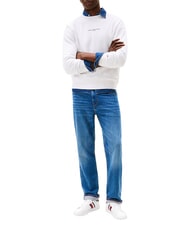 TOMMY HILFIGER ESSENTIAL LEATHER Baskets en cuir blanc - Chaussures Homme - 7