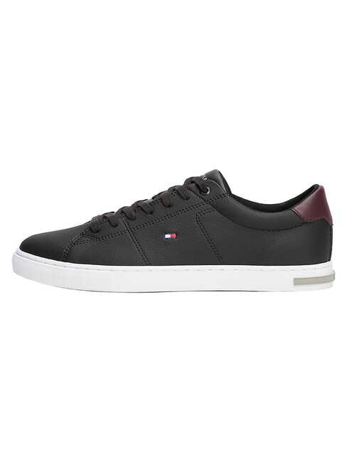 ESSENTIAL LEATHER Baskets en cuir noir - Chaussures Homme