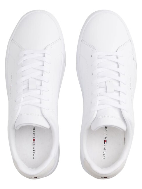 TH Baskets en cuir blanc - Chaussures Homme