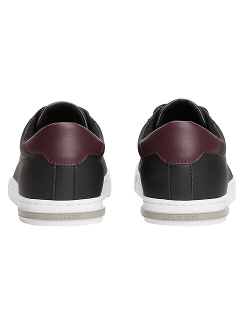 ESSENTIAL LEATHER Baskets en cuir noir - Chaussures Homme