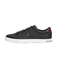 TOMMY HILFIGER ESSENTIAL LEATHER Baskets en cuir noir - Chaussures Homme - 6
