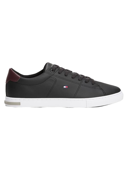 ESSENTIAL LEATHER Baskets en cuir noir - Chaussures Homme