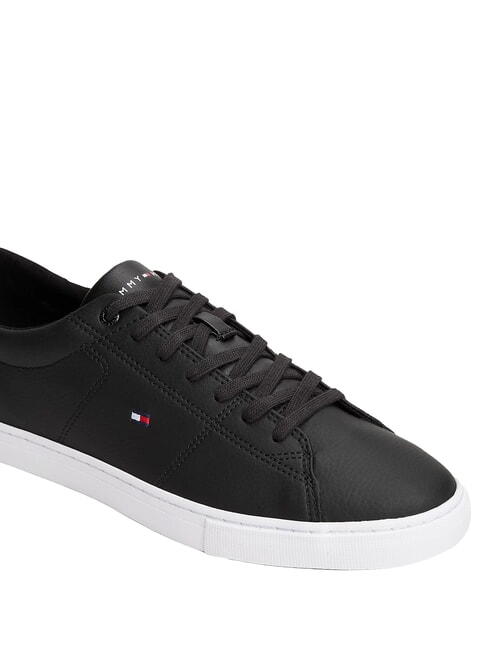 ESSENTIAL LEATHER Baskets en cuir noir - Chaussures Homme