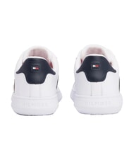 TOMMY HILFIGER ESSENTIAL LEATHER Baskets en cuir blanc - Chaussures Homme - 3