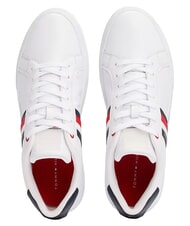 TOMMY HILFIGER ESSENTIAL LEATHER Baskets en cuir blanc - Chaussures Homme - 2