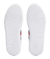TOMMY HILFIGER ESSENTIAL LEATHER Baskets en cuir blanc - Chaussures Homme - 4