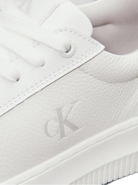 CHUNKY Baskets en cuir blanc - Chaussures Femme