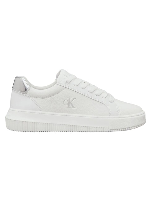 CHUNKY Baskets en cuir blanc - Chaussures Femme