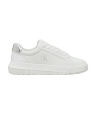 CALVIN KLEIN CHUNKY Baskets en cuir blanc - Chaussures Femme - 6