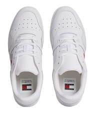 TOMMY HILFIGER TOMMY JEANS Baskets en cuir blanc - Chaussures Homme - 3