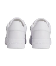 TOMMY HILFIGER TOMMY JEANS Baskets en cuir blanc - Chaussures Homme - 4