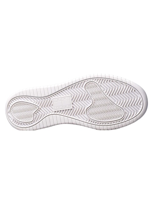 TOMMY JEANS Baskets en cuir blanc - Chaussures Homme