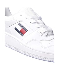 TOMMY HILFIGER TOMMY JEANS Baskets en cuir blanc - Chaussures Homme - 7