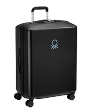 BENETTON By DELSEY UCB HARD Chariot moyen Noir - Valises Rigides - 3