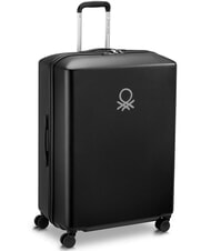 BENETTON By DELSEY UCB HARD Grand chariot Noir - Valises Rigides - 3