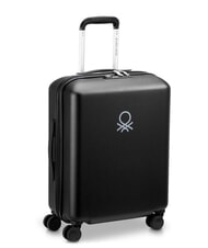 BENETTON By DELSEY UCB HARD Chariot &agrave; bagages &agrave; main Noir - Valises cabine - 3