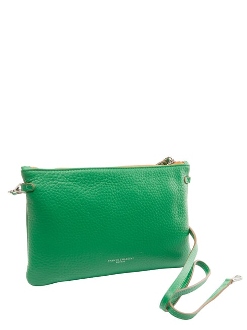 HERMY Pochette en cuir martel&eacute; drapeau de la nature - Sacs pour Femme