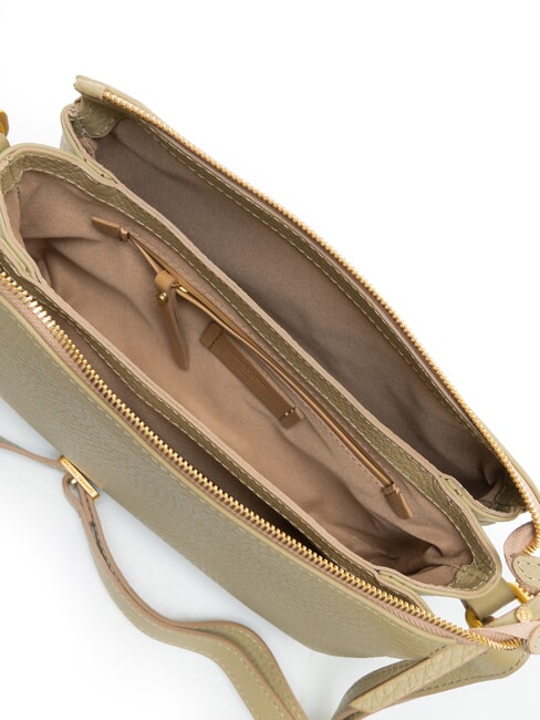 BROOKE Sac bandouli&egrave;re en cuir martel&eacute; saule - Sacs pour Femme