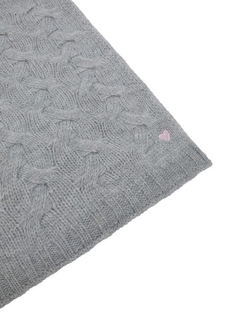 COLD WEATHER &Eacute;charpe avec logo brod&eacute; gris - &Eacute;charpes