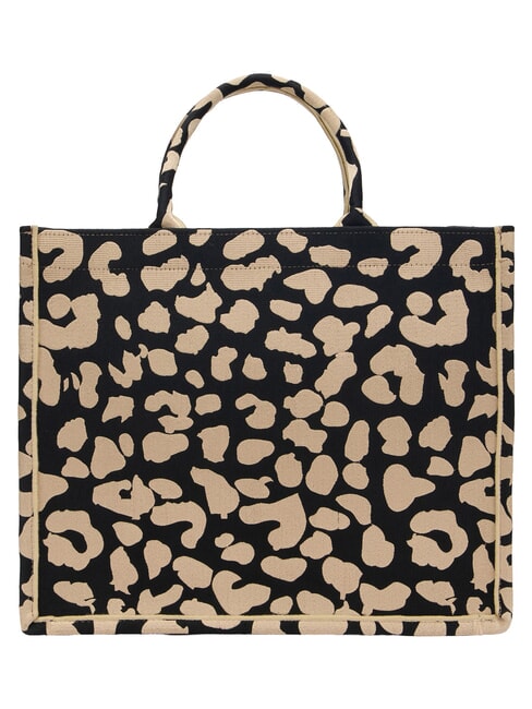 WINTER Sac &agrave; main XL, double poign&eacute;e l&eacute;opard - Sacs pour Femme