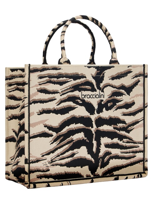 WINTER Sac &agrave; main XL, double poign&eacute;e tigre - Sacs pour Femme