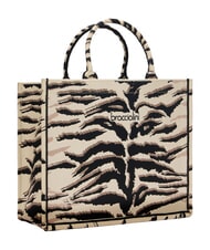 BRACCIALINI WINTER Sac &agrave; main XL, double poign&eacute;e tigre - Sacs pour Femme - 2