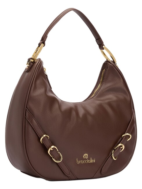 GISELLE Sac bandouli&egrave;re M, avec bandouli&egrave;re marron - Sacs pour Femme