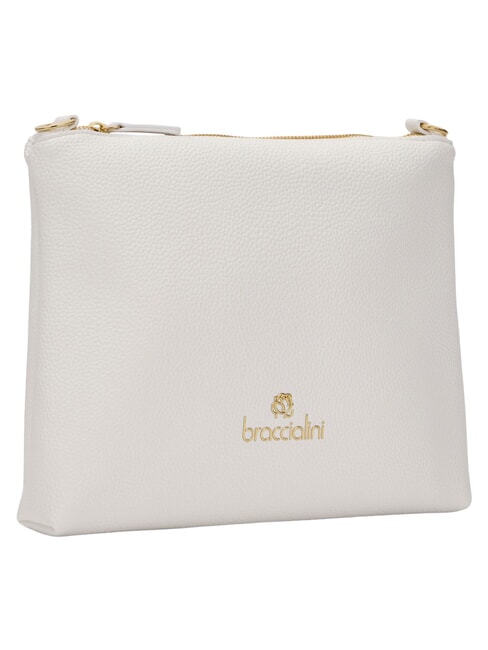 BETH Sac &agrave; main S &agrave; double anse blanc - Sacs pour Femme