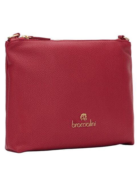 BETH Sac &agrave; main S &agrave; double anse rouge - Sacs pour Femme