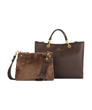 BRACCIALINI BETH Sac &agrave; main L avec double poign&eacute;e marron - Sacs pour Femme - 3