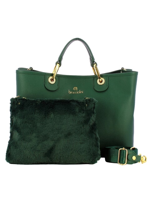 BETH Sac &agrave; main L avec double poign&eacute;e vert - Sacs pour Femme