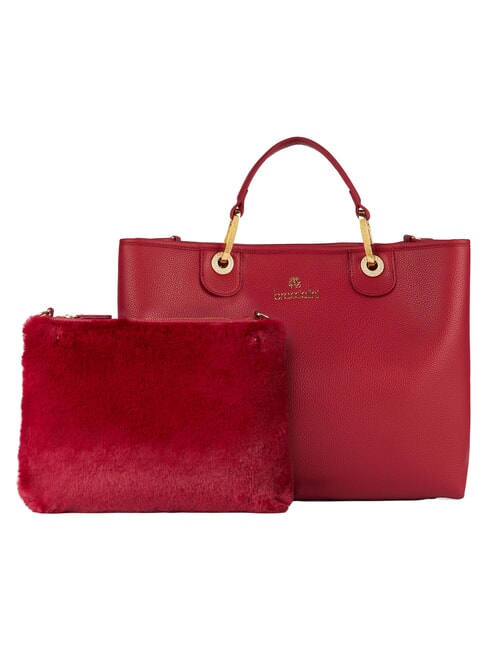 BETH Sac &agrave; main L avec double poign&eacute;e rouge - Sacs pour Femme