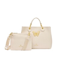 BRACCIALINI BETH JEWELS Sac &agrave; main &agrave; double anse, avec bandouli&egrave;re beige - Sacs pour Femme - 3