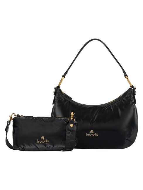 BETH PUFFY Sac bandouli&egrave;re L, avec bandouli&egrave;re noir - Sacs pour Femme