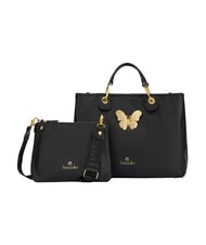 BRACCIALINI BETH JEWELS Sac &agrave; main &agrave; double anse, avec bandouli&egrave;re noir - Sacs pour Femme - 3