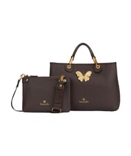 BRACCIALINI BETH JEWELS Sac &agrave; main &agrave; double anse, avec bandouli&egrave;re marron - Sacs pour Femme - 3