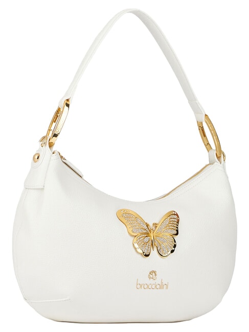 BETH JEWELS Sac bandouli&egrave;re en forme de croissant M blanc - Sacs pour Femme