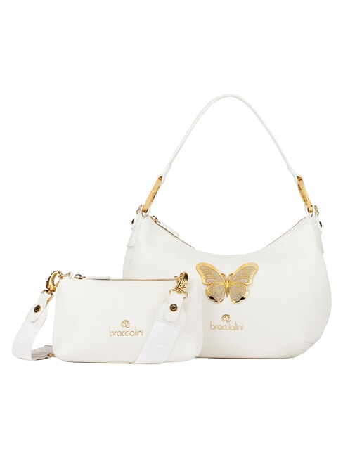 BETH JEWELS Sac bandouli&egrave;re en forme de croissant M blanc - Sacs pour Femme