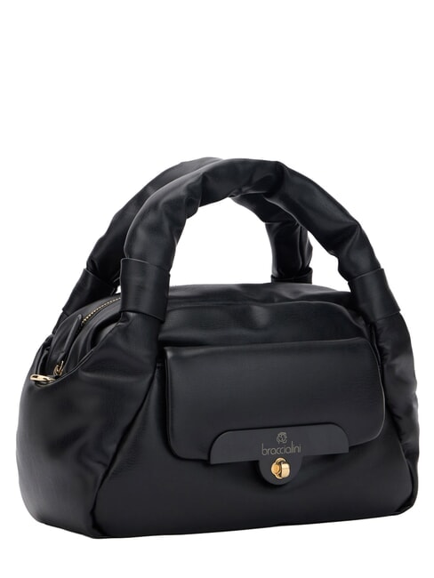 PUFFY Sac &agrave; main M avec bandouli&egrave;re noir - Sacs pour Femme