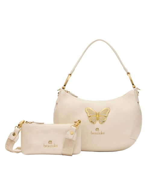 BETH JEWELS Sac bandouli&egrave;re en forme de croissant M beige - Sacs pour Femme