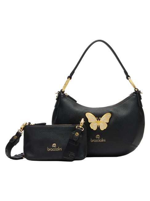BETH JEWELS Sac bandouli&egrave;re en forme de croissant M noir - Sacs pour Femme