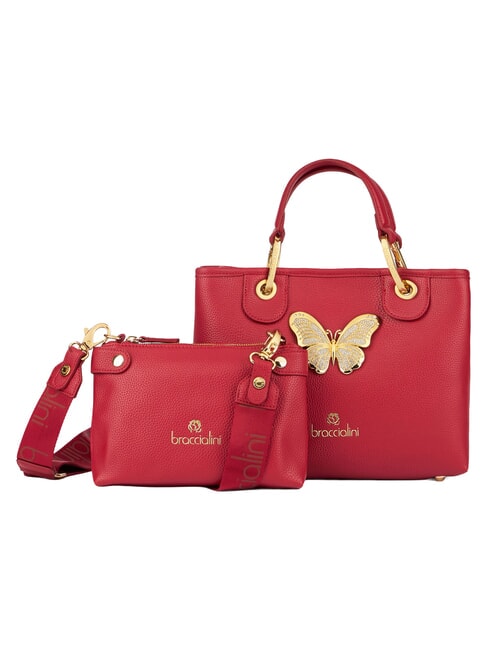 BETH JEWELS Sac &agrave; main M avec double poign&eacute;e rouge - Sacs pour Femme