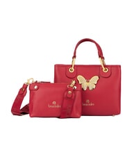 BRACCIALINI BETH JEWELS Sac &agrave; main M avec double poign&eacute;e rouge - Sacs pour Femme - 3