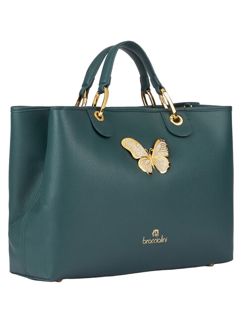 BETH JEWELS Sac &agrave; main &agrave; double anse, avec bandouli&egrave;re vert - Sacs pour Femme
