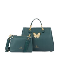 BRACCIALINI BETH JEWELS Sac &agrave; main &agrave; double anse, avec bandouli&egrave;re vert - Sacs pour Femme - 3