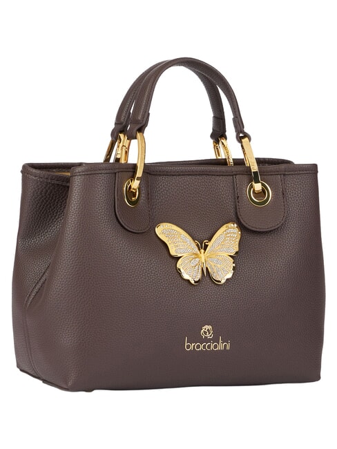 BETH JEWELS Sac &agrave; main M avec double poign&eacute;e marron - Sacs pour Femme